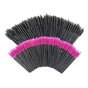 200 Pcs Disposable Eyelash Brush Mascara Wands Spoolies For Eye Lash Extension,